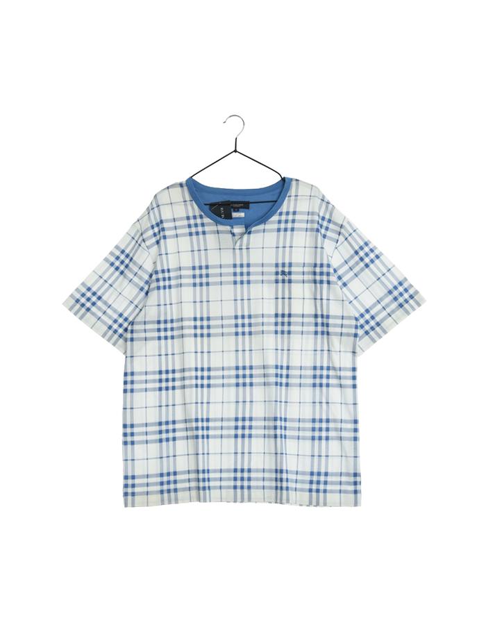 (새상품)BURBERRY 버버리 체크 티셔츠/MAN XL