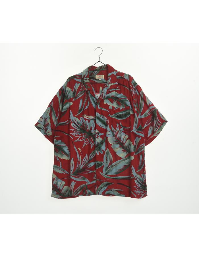 JPN 레이온 하와이안 셔츠/MAN XL
