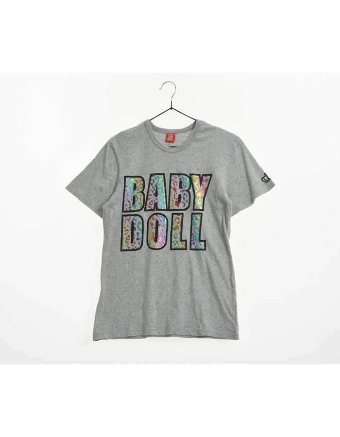 BABY DOLL 프린팅 반팔 티셔츠/WOMAN M