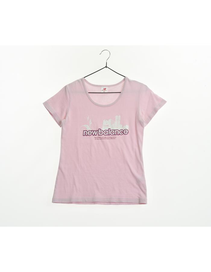 NEW BALANCE 뉴발란스 핑크 티셔츠/WOMAN M