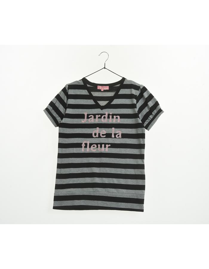 ETIENNE 스트라이프 셔링 티셔츠/WOMAN M