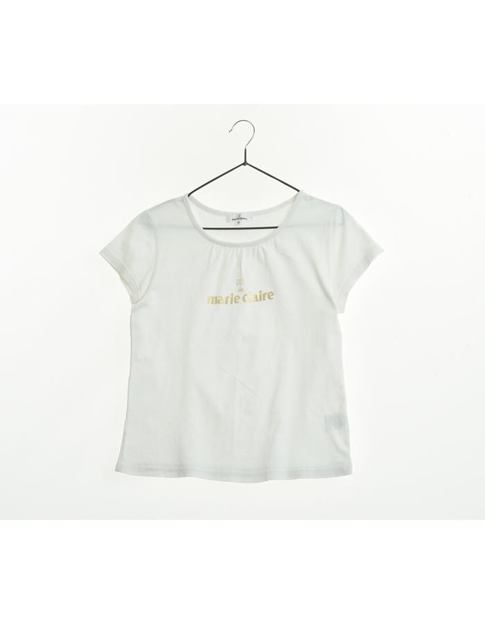 MARIE CLAIRE 마리끌레르 셔링 티셔츠/WOMAN M
