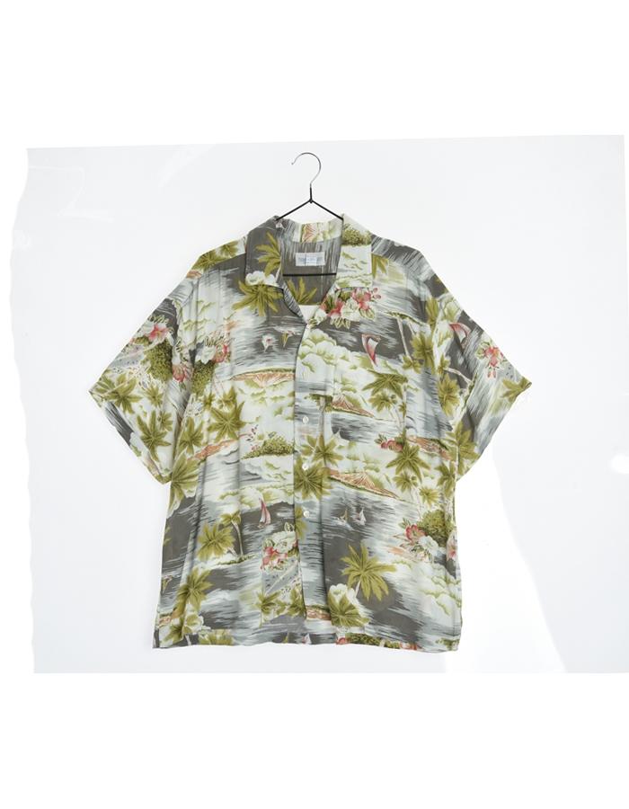TRIMMER RESORT 하와이안 셔츠/MAN XL